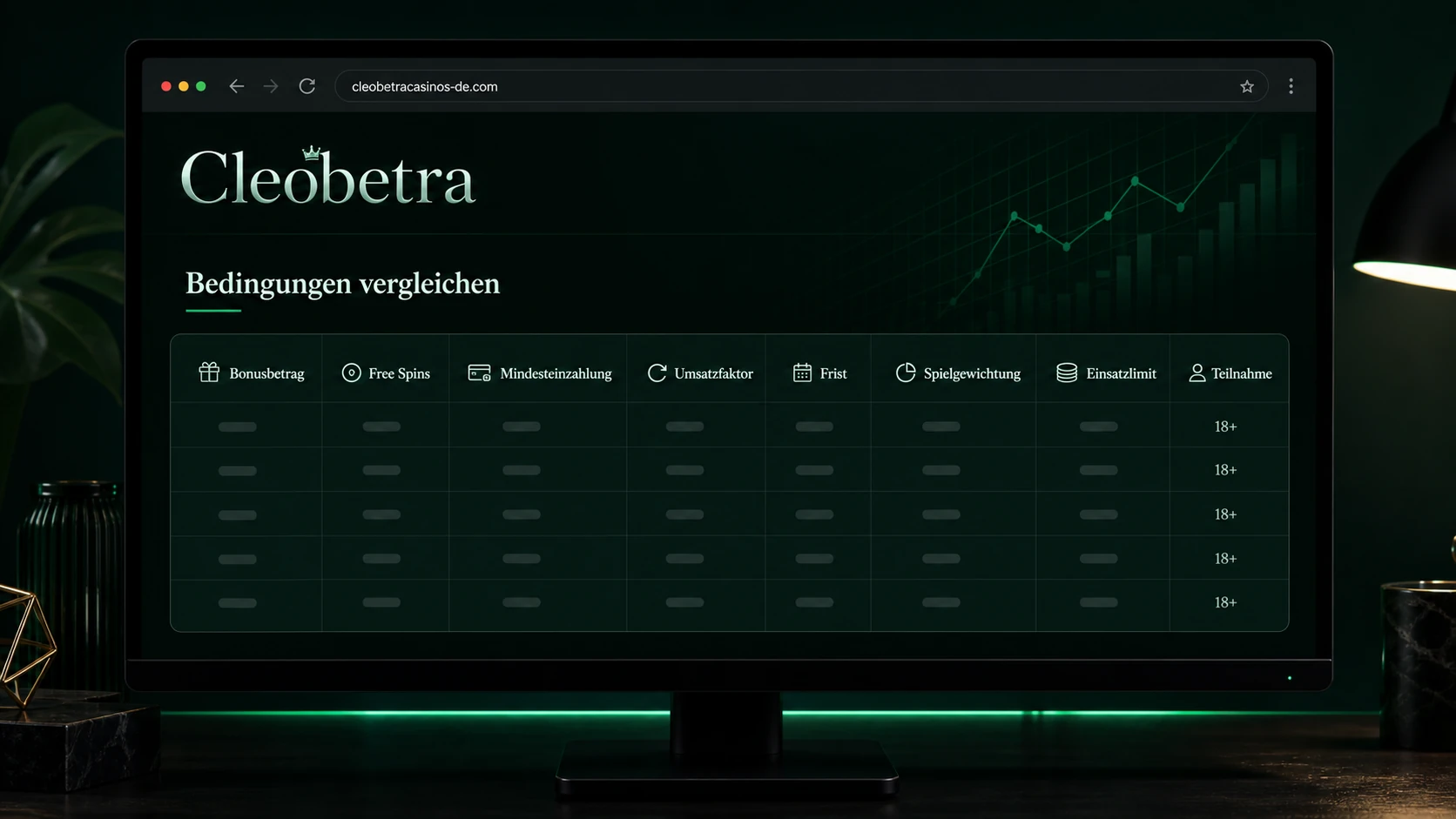 Casino Cleobetra Bonus anhand realer Bedingungen vergleichen